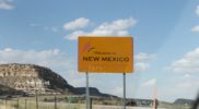 Il confine fra Arizona e New Mexico